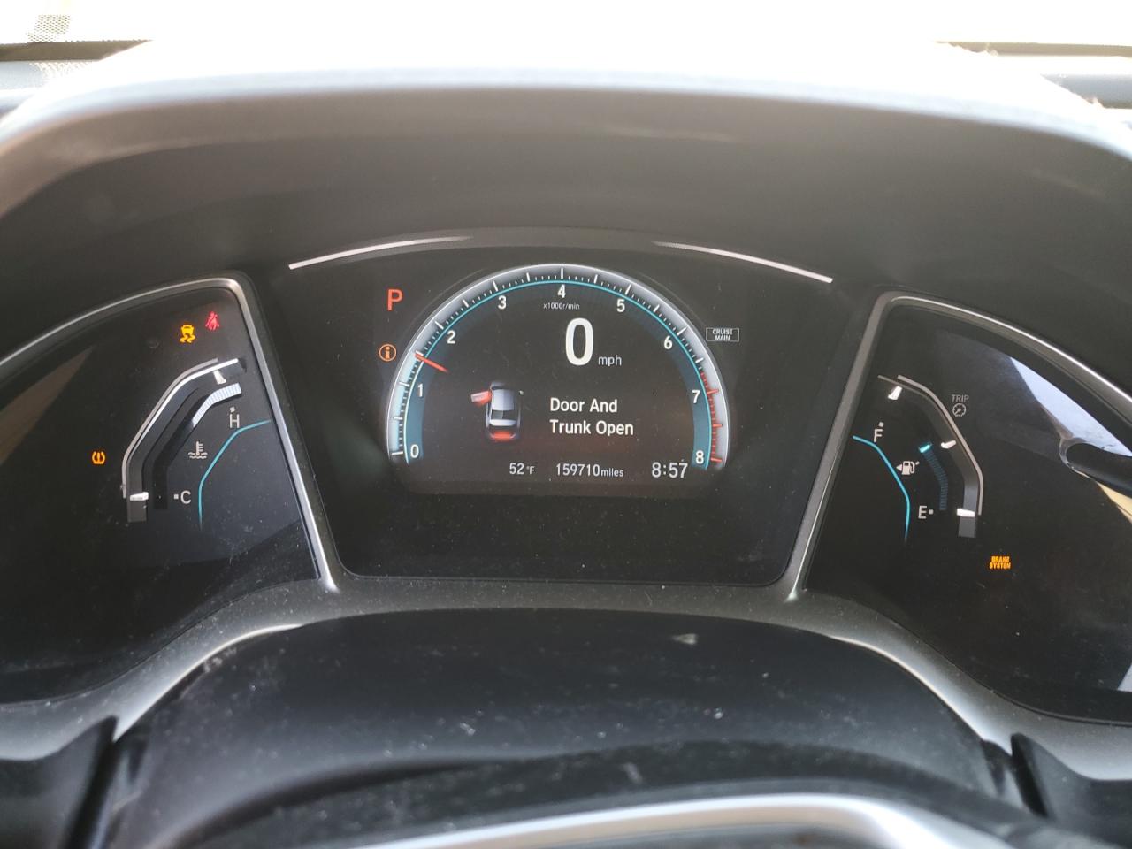 2016 Honda Civic VIN 2HGFC2F73GH512988 Copart auction photo, rear end damage thumbnail 9