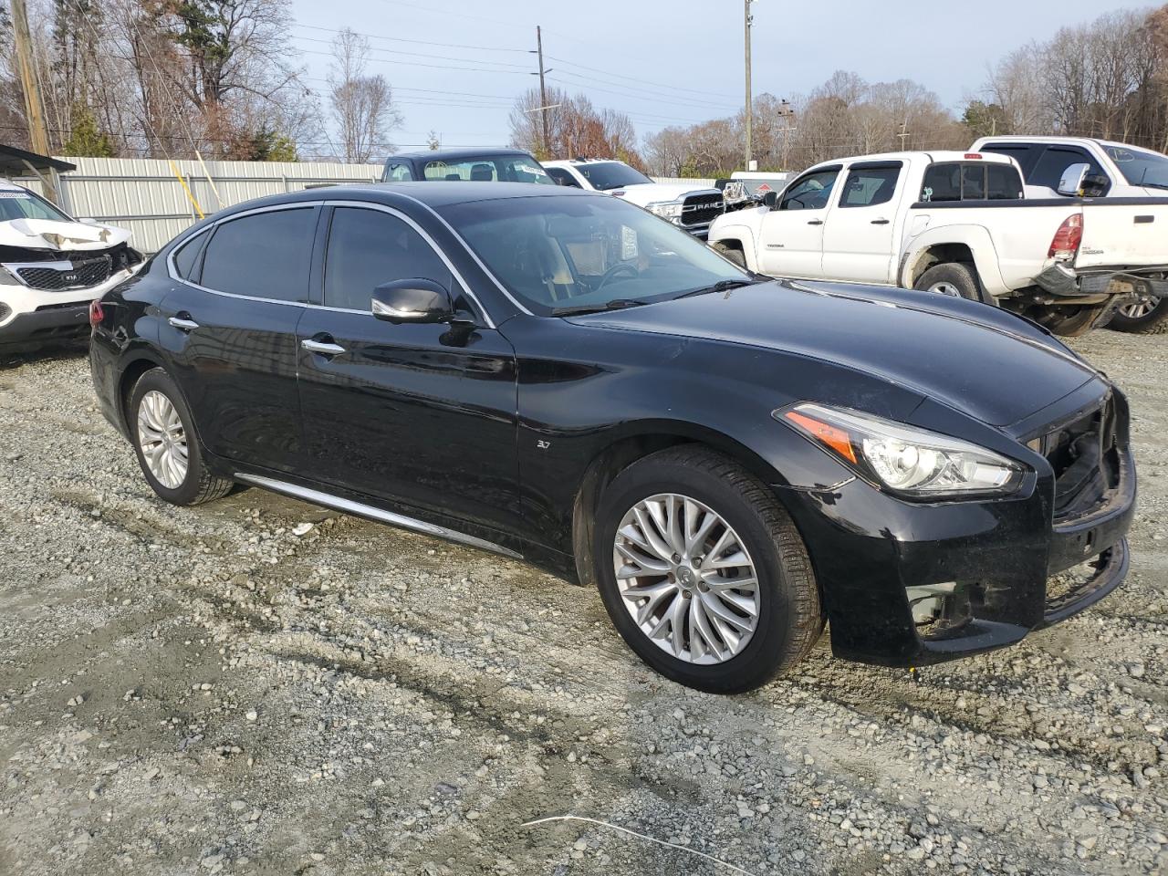 2015 Infiniti Q70 VIN JN1BY1PR1FM830745 Copart auction photo, all over damage thumbnail 4