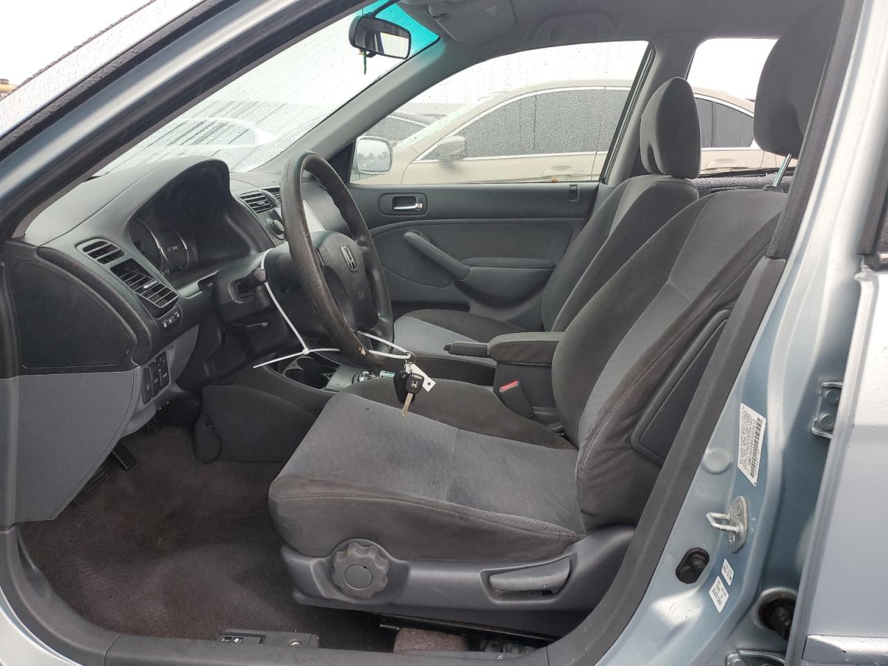 2005 Honda Civic VIN JHMES96685S003013 Copart auction photo, side damage thumbnail 7
