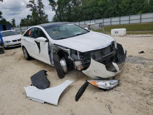 2012 Hyundai Sonata VIN 5NPEC4AC2CH461334 Copart auction photo, side / front end damage thumbnail 4