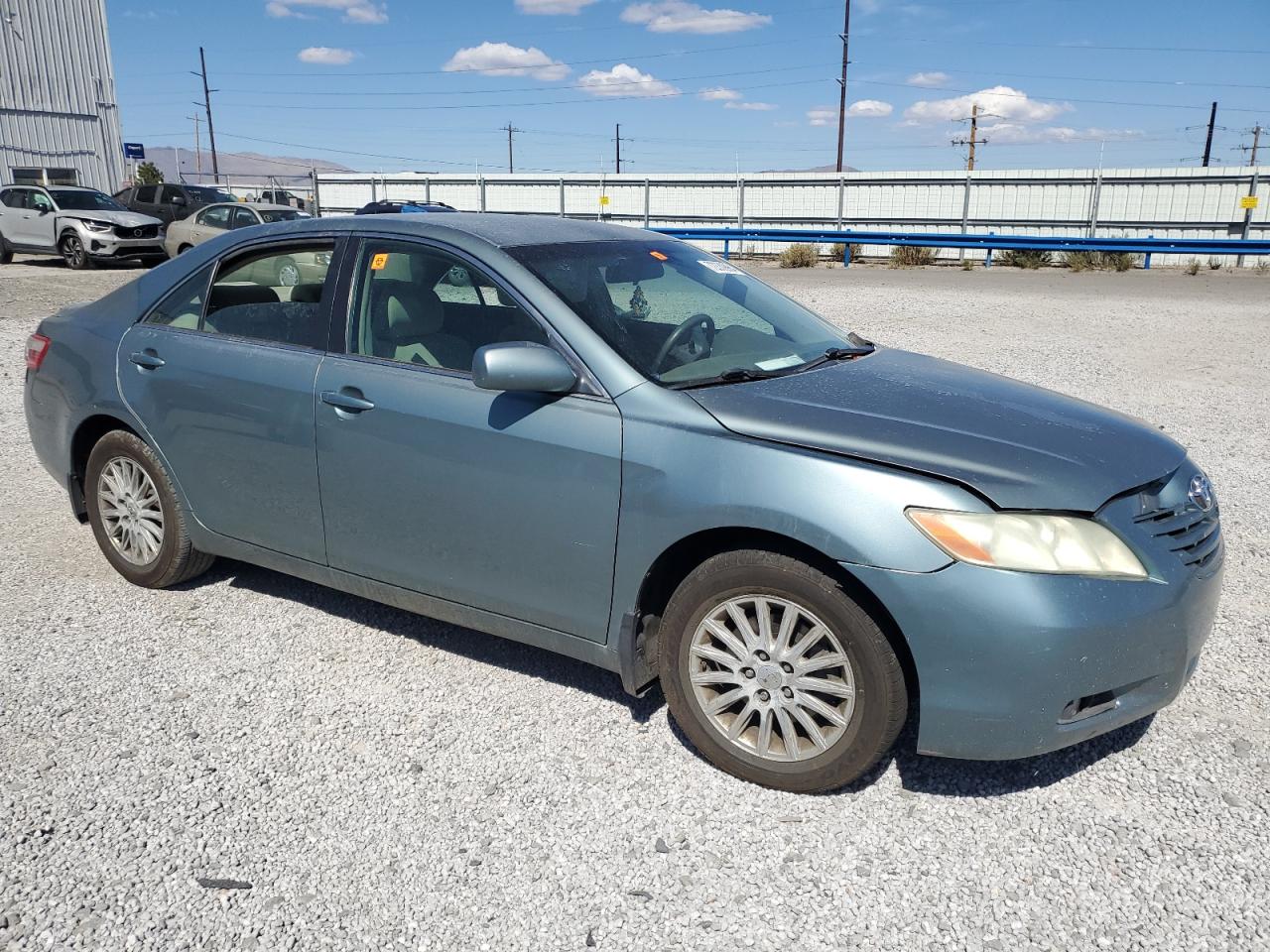 2007 Toyota Camry VIN 4T1BE46K17U557458 Copart auction photo, front end / side damage thumbnail 4