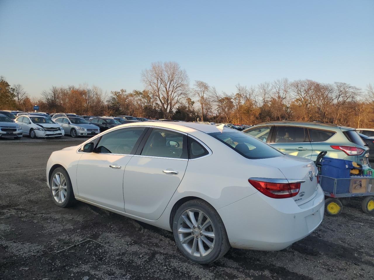 2012 Buick Verano VIN 1G4PS5SK0C4159081 Copart auction photo, hail damage thumbnail 2