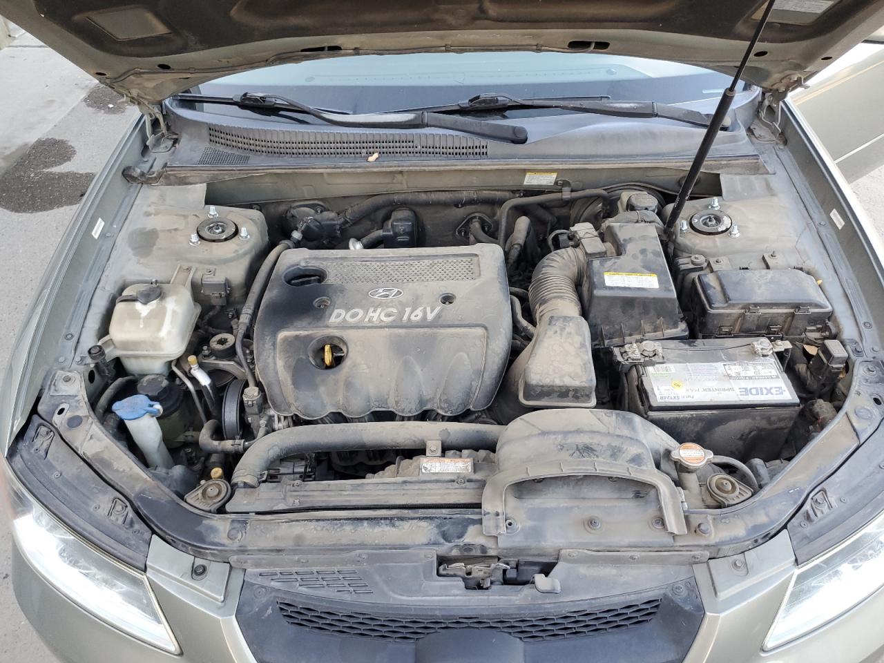 2008 Hyundai Sonata VIN 5NPET46C68H397010 Copart auction photo, rear end damage thumbnail 11