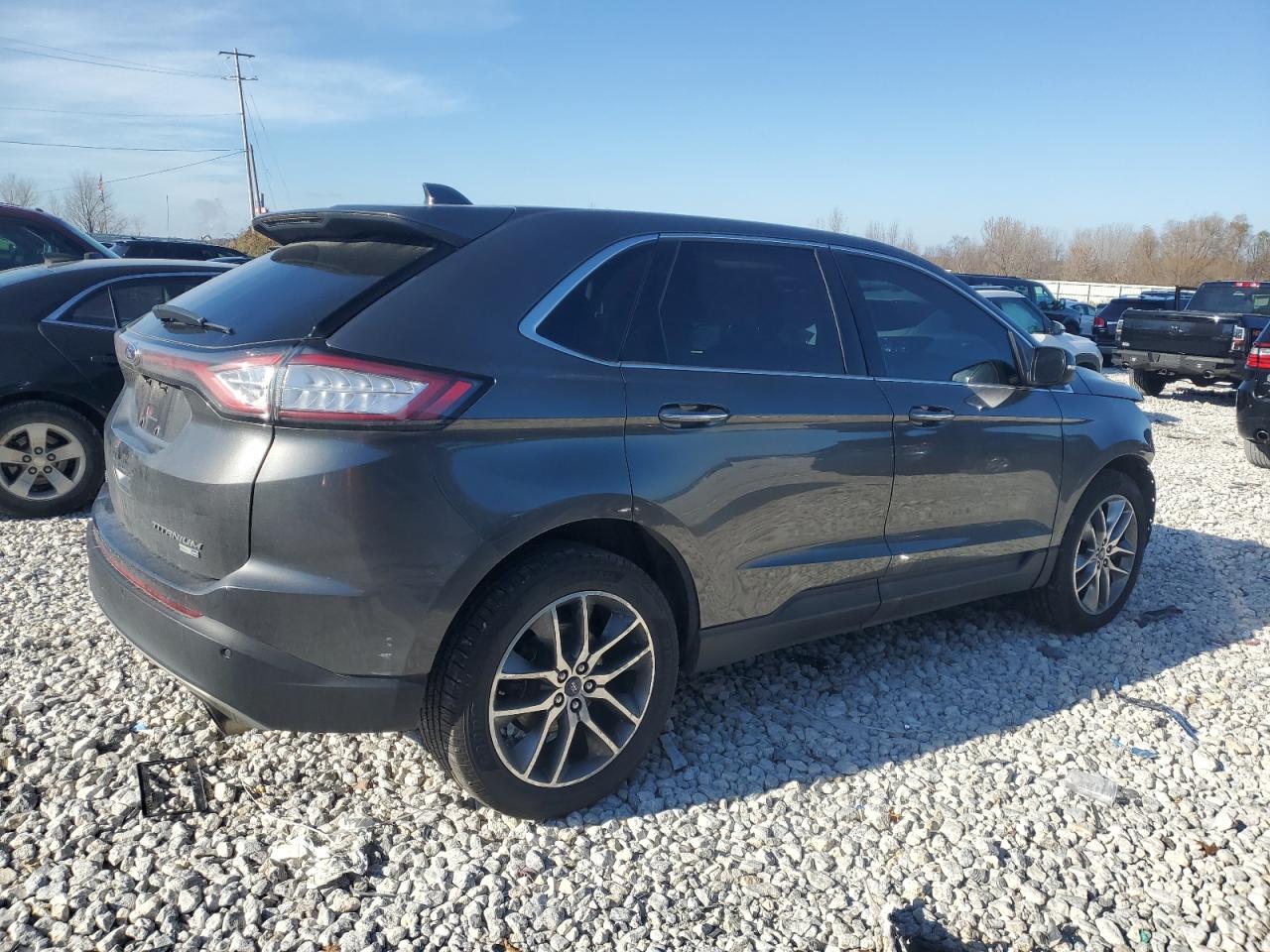 2015 Ford Edge VIN 2FMTK4K91FBB49644 Copart auction photo, front end damage thumbnail 3