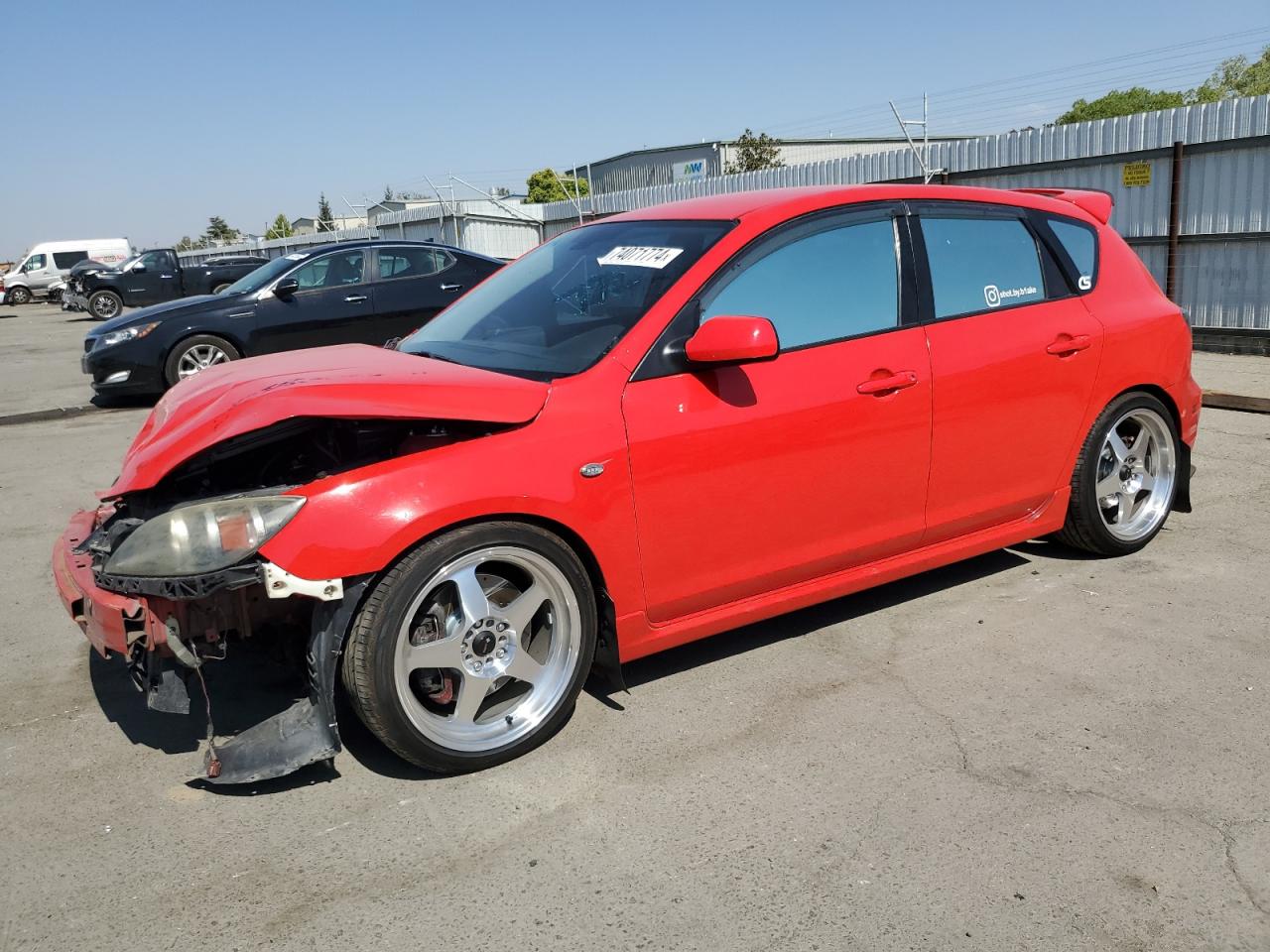 2008 Mazda 3 VIN JM1BK34M181826184