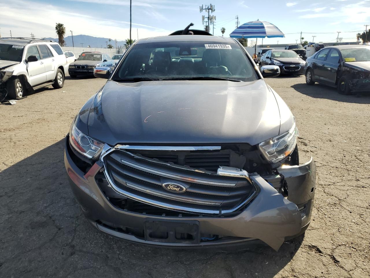 2013 Ford Taurus VIN 1FAHP2F82DG125933 Copart auction photo, front end damage thumbnail 5