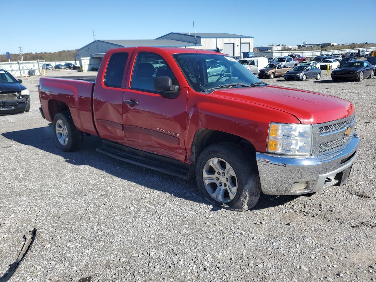2012 Chevrolet Silverado VIN 1GCRKSE73CZ177693 Copart auction photo, side / rear end damage thumbnail 4
