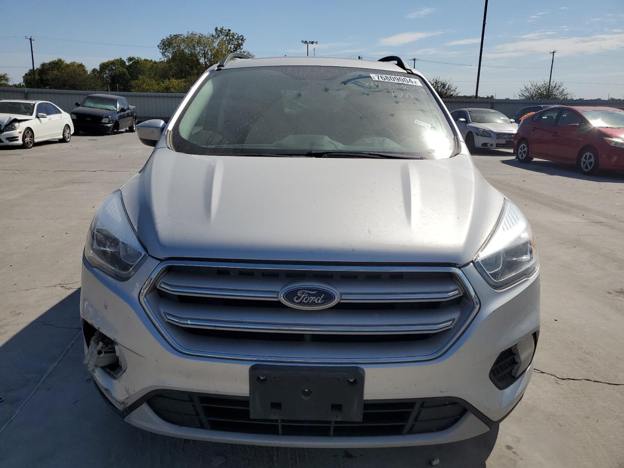 2018 Ford Escape VIN 1FMCU9HD0JUC08348 Copart auction photo, side damage thumbnail 5