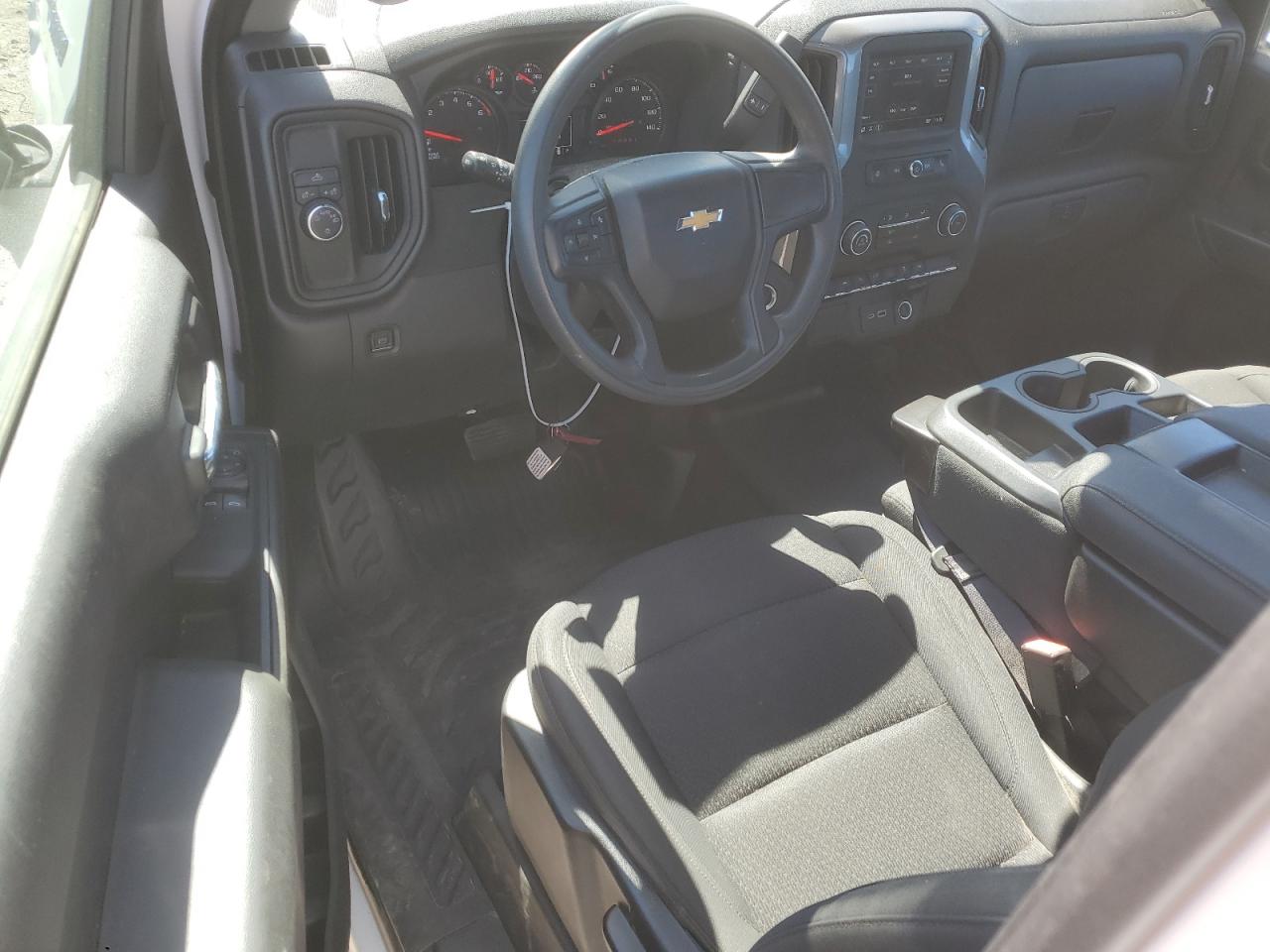 2022 Chevrolet Silverado VIN 3GCNAAED1NG557619 Copart auction photo, side / front end damage thumbnail 8