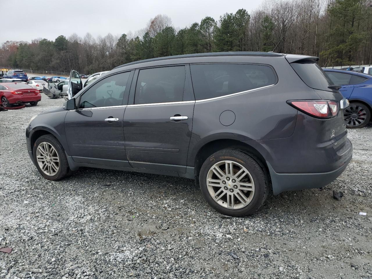 2015 Chevrolet Traverse VIN 1GNKVGKD0FJ278992 Copart auction photo, all over damage thumbnail 2