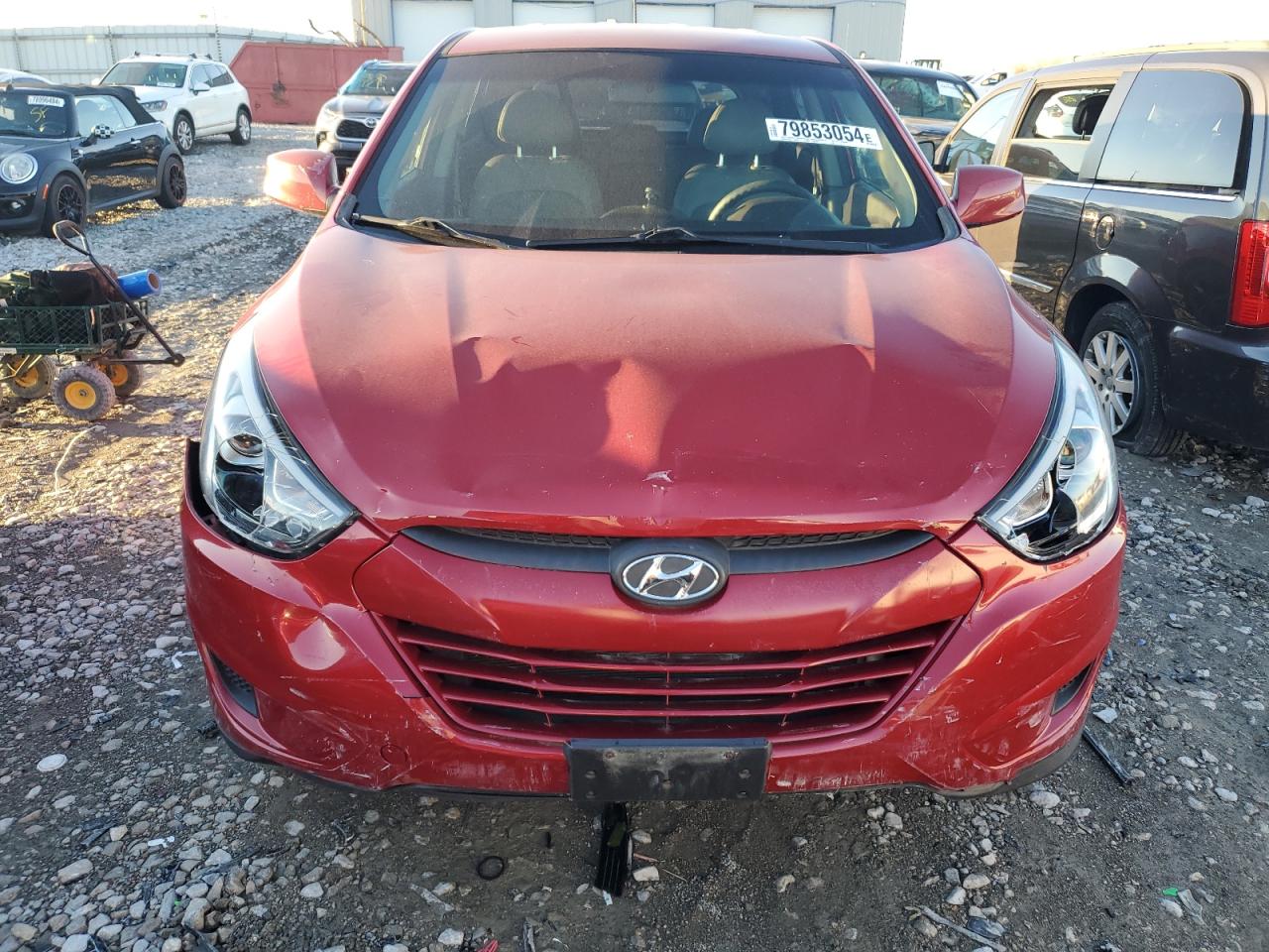 2015 Hyundai Tucson VIN KM8JT3AF0FU091185 Copart auction photo, front end damage thumbnail 5