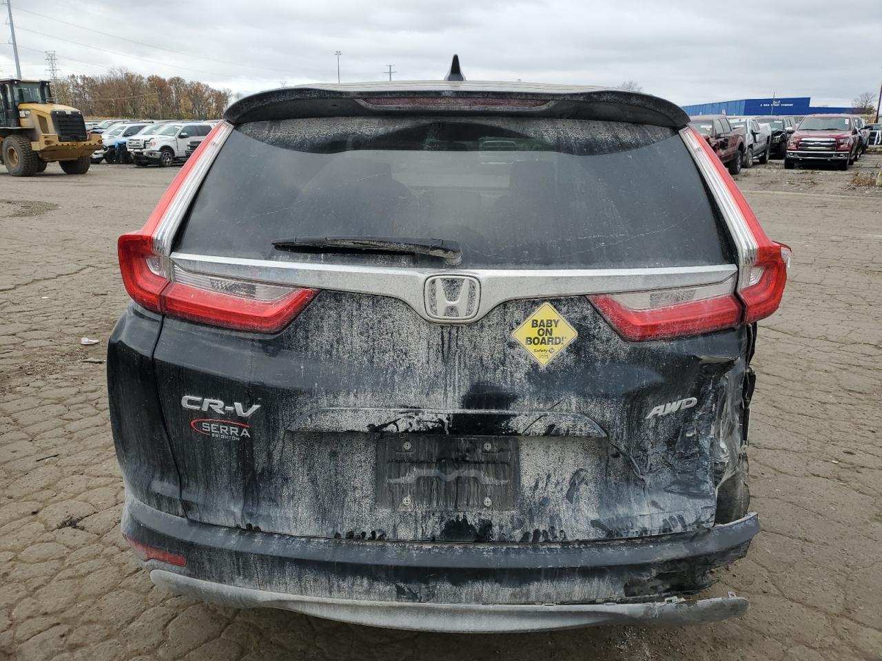 2018 Honda CR-V VIN 7FARW2H58JE039265 Copart auction photo, rear end damage thumbnail 6
