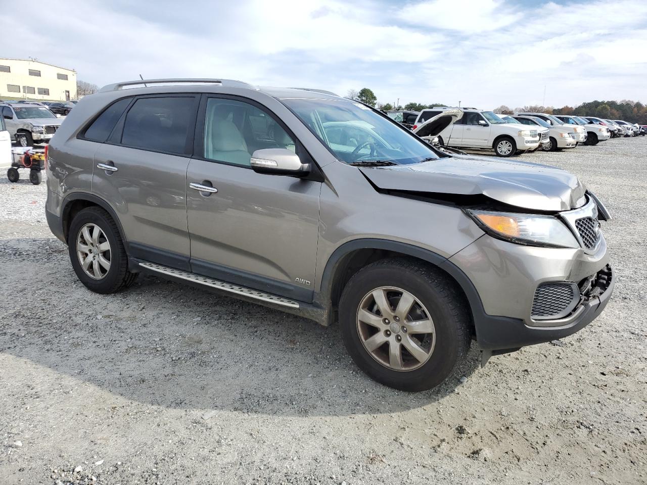 2012 KIA Sorento VIN 5XYKTDA21CG296782 Copart auction photo, front end / mechanical damage thumbnail 4
