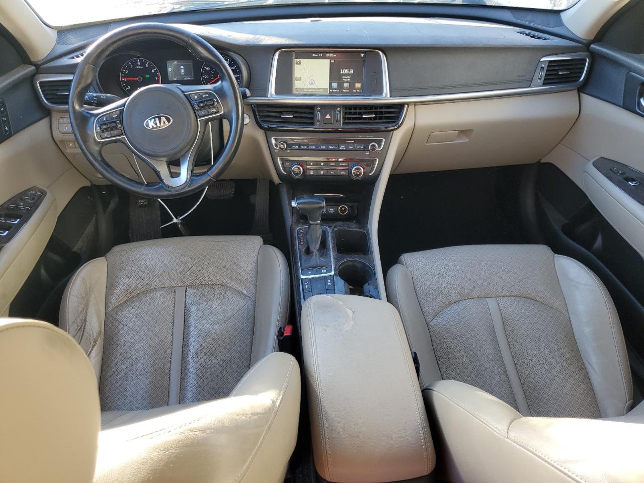2016 KIA Optima VIN 5XXGU4L37GG027186 Copart auction photo, front end damage thumbnail 8