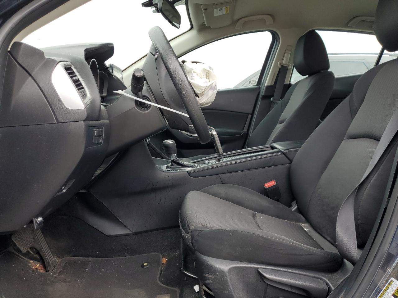 2017 Mazda 3 VIN 3MZBN1U78HM104040 Copart auction photo, front end / side damage thumbnail 7
