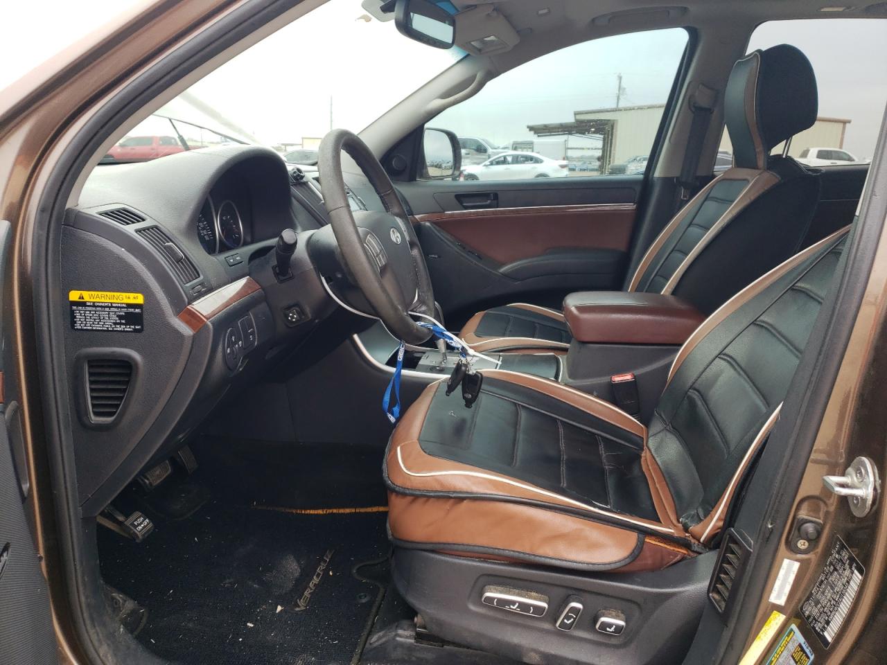 2010 Hyundai Veracruz VIN KM8NU4CC2AU138345 Copart auction photo, rear end damage thumbnail 7