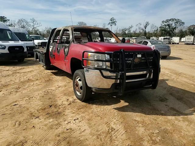 2013 Chevrolet Silverado VIN 1GB4KZC80DF112953 Copart auction photo, burn damage thumbnail 10