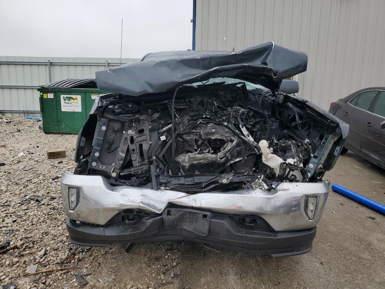 2017 Chevrolet Silverado VIN 1GCVKREC6HZ291876 Copart auction photo, front end damage thumbnail 5