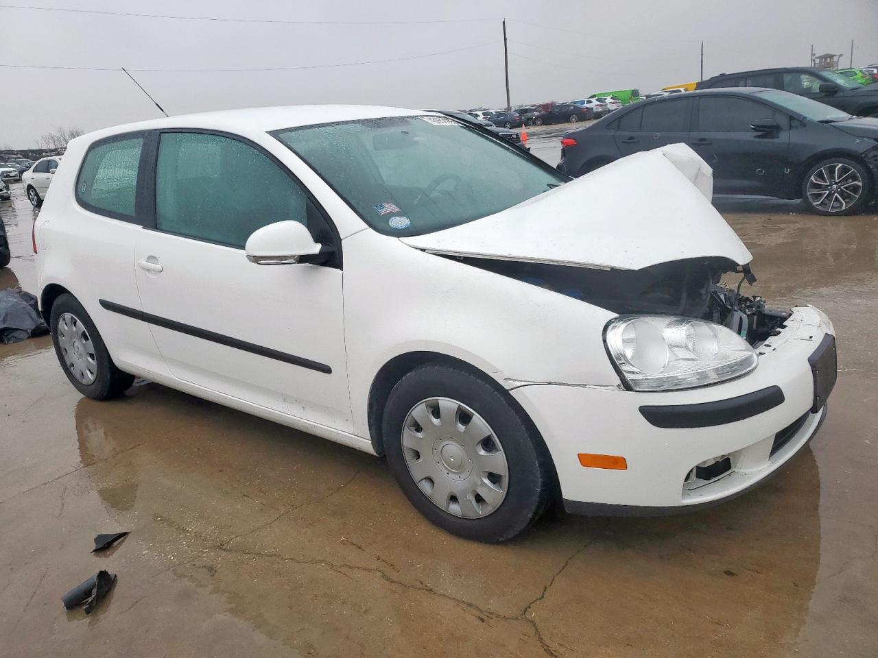 2009 Volkswagen Golf VIN WVWBA71K99W005299 Copart auction photo, front end damage thumbnail 4
