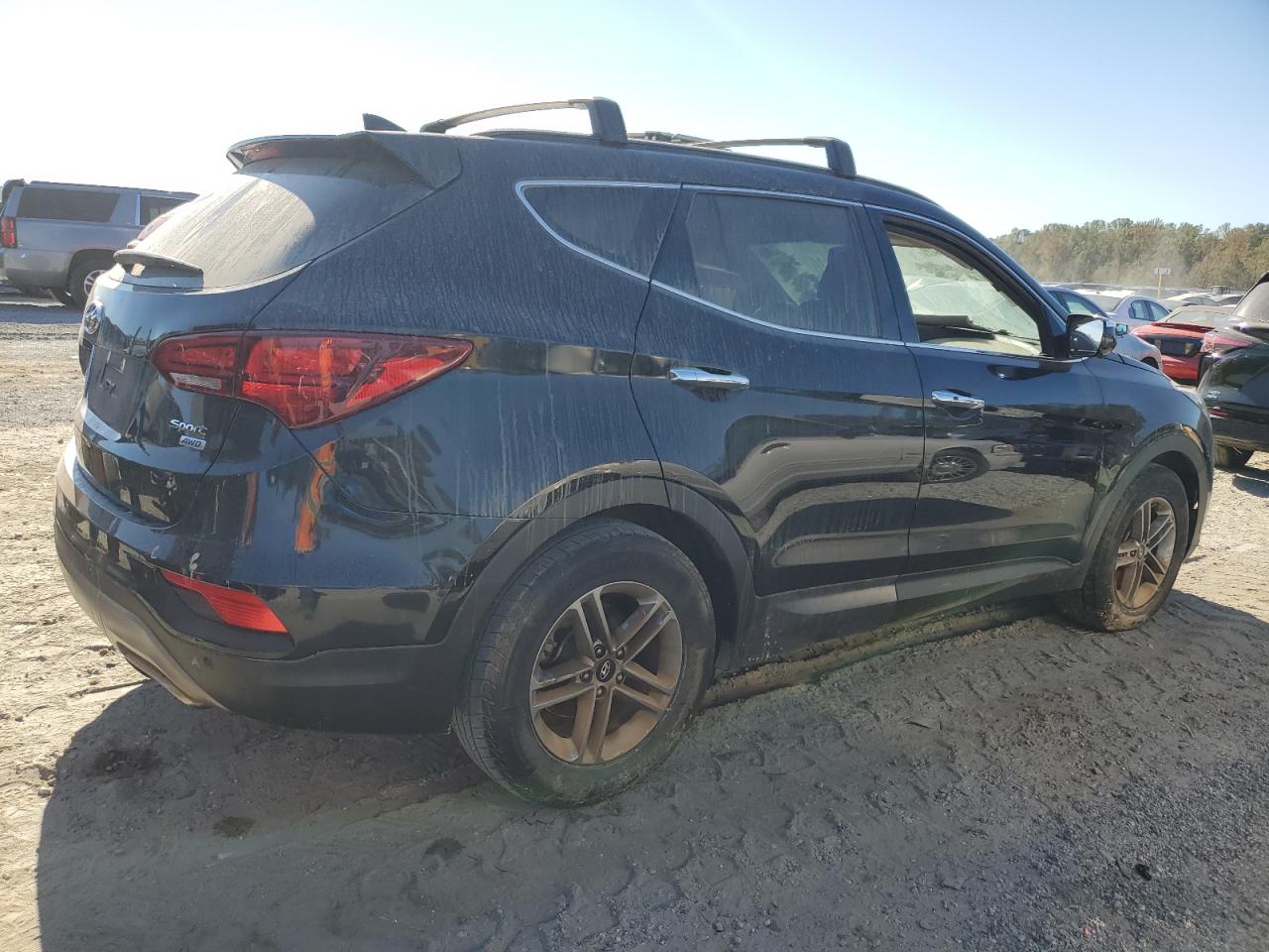 2017 Hyundai Santa Fe VIN 5XYZUDLB3HG482016 Copart auction photo, water/flood damage thumbnail 3