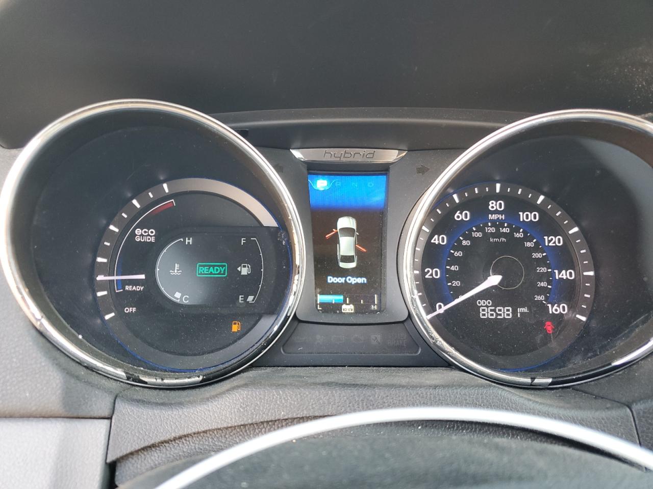 2015 Hyundai Sonata VIN KMHEC4A40FA134284 Copart auction photo, front end / side damage thumbnail 9