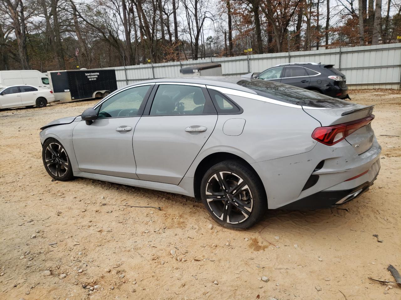 2022 KIA K5 VIN 5XXG64J23NG166569 Copart auction photo, all over / undercarriage damage thumbnail 2