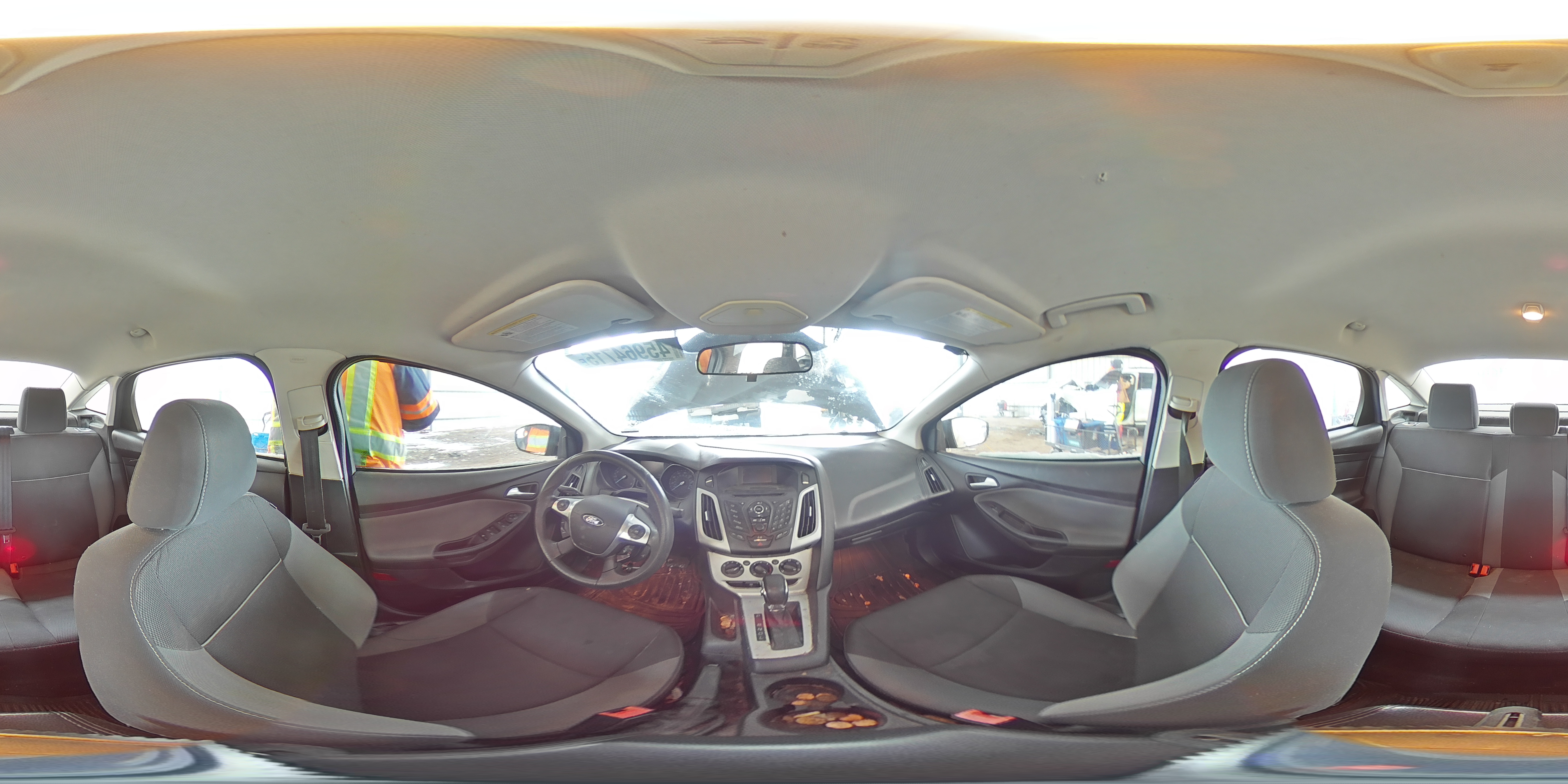 2013 Ford Focus VIN 1FADP3F29DL136970 Copart auction photo, front end damage thumbnail 13