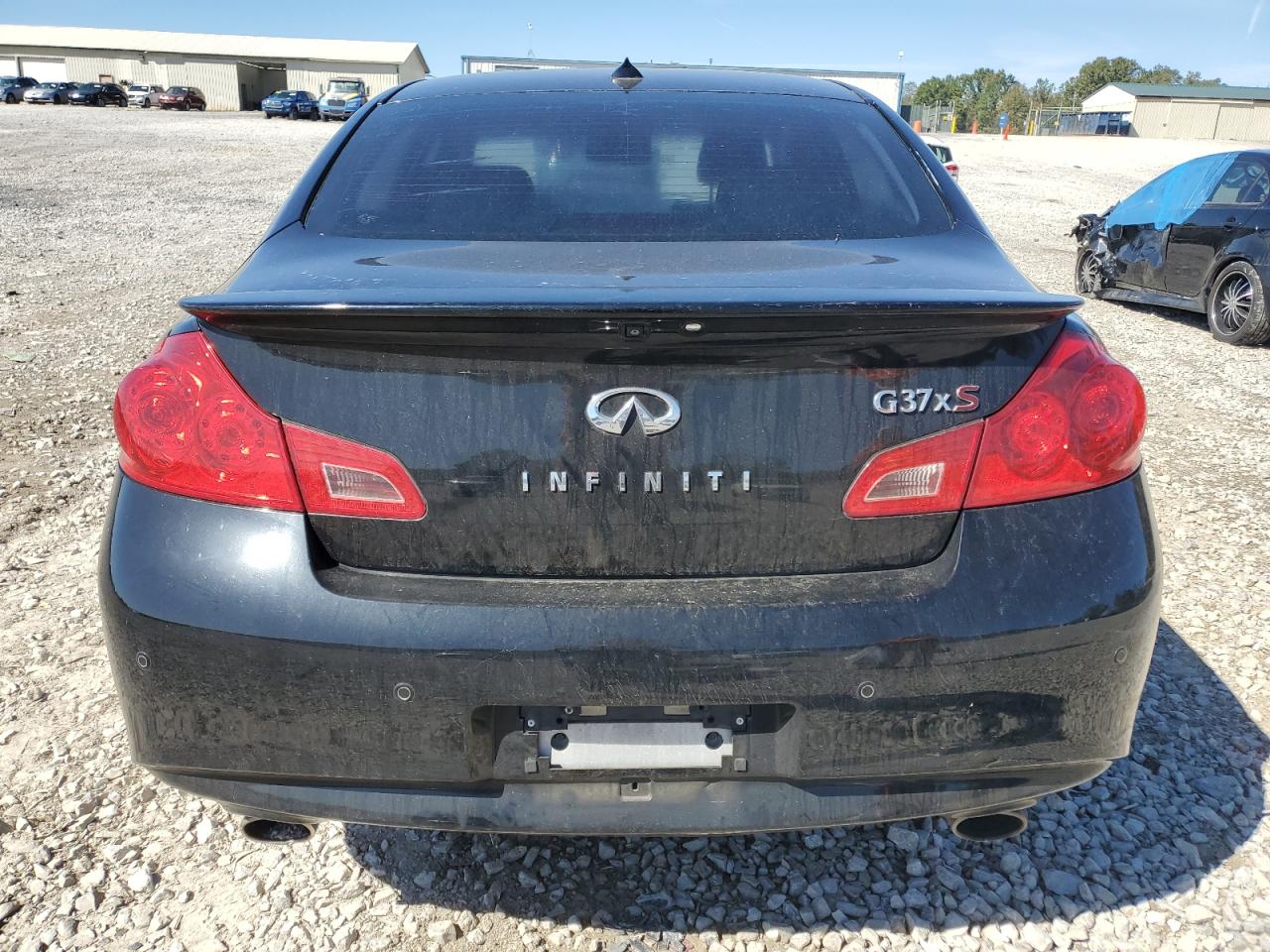 2011 Infiniti G VIN JN1CV6AR4BM406618 Copart auction photo, front end / side damage thumbnail 6