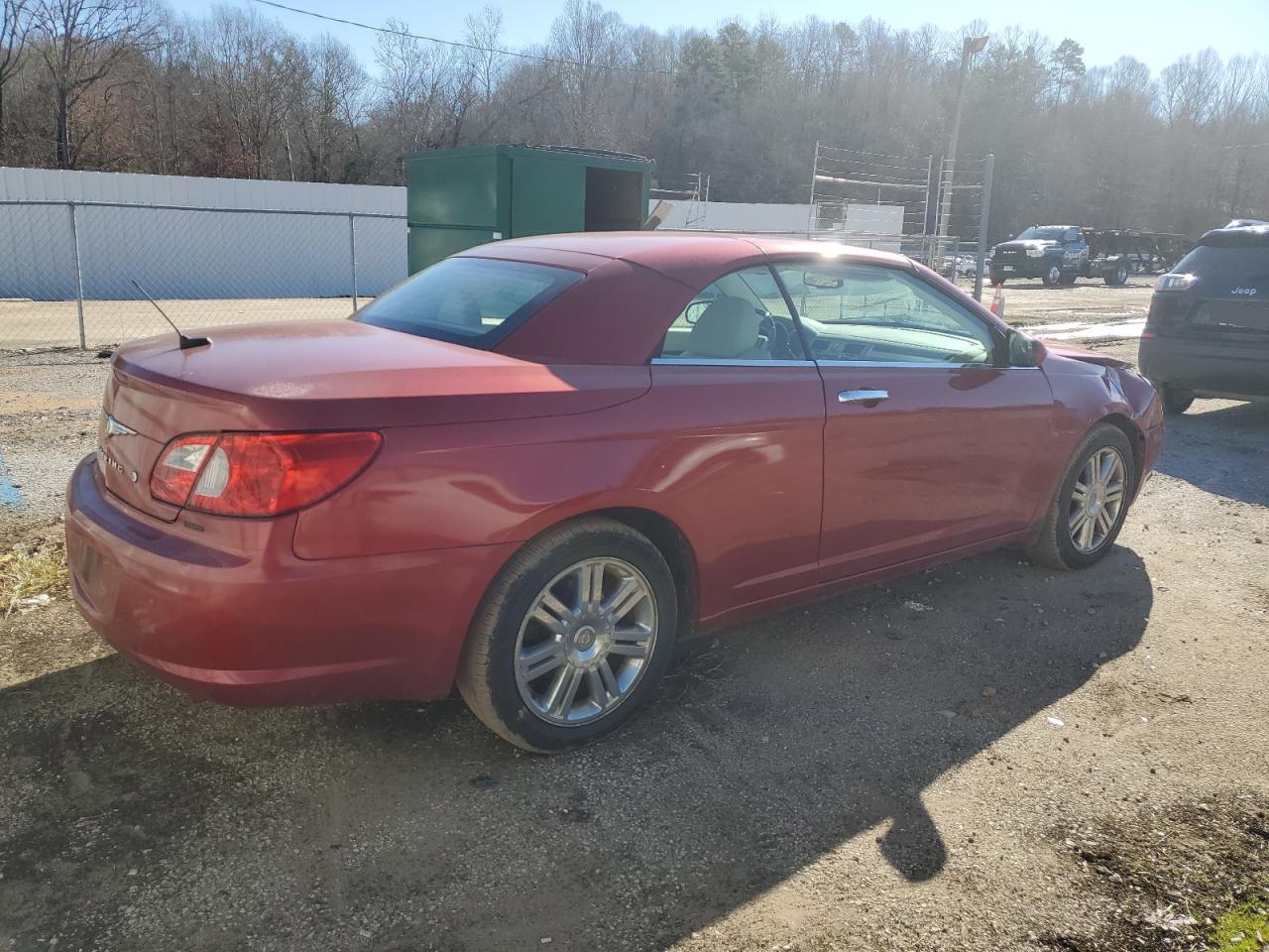 2008 Chrysler Sebring VIN 1C3LC65M78N113630 Copart auction photo, front end damage thumbnail 3