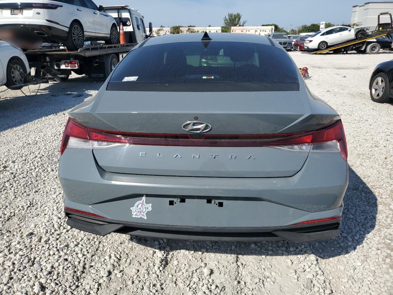 2021 Hyundai Elantra VIN KMHLL4AG9MU163912 Copart auction photo, front end damage thumbnail 6