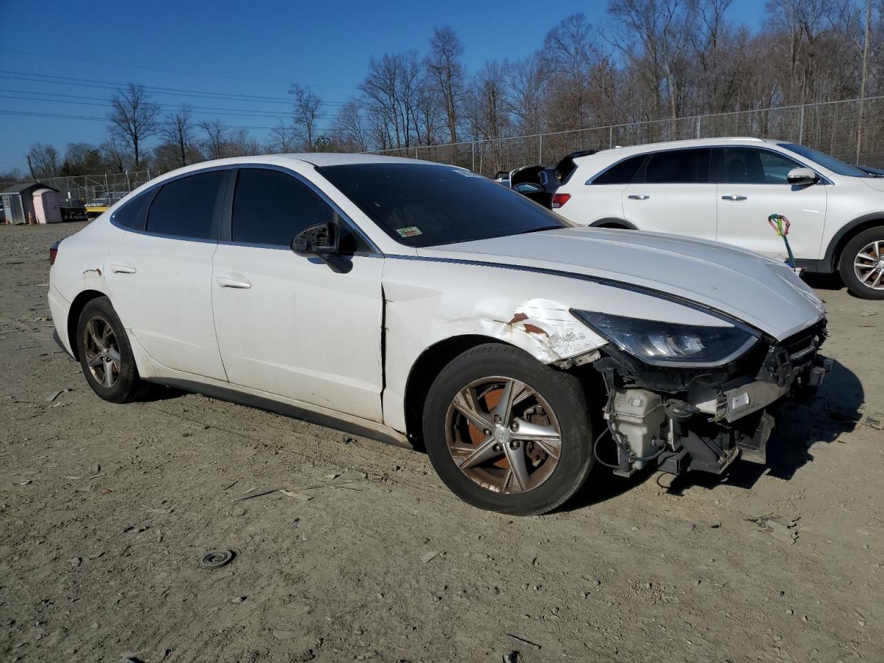 2020 Hyundai Sonata VIN 5NPEG4JA5LH001118 Copart auction photo, front end / mechanical damage thumbnail 4