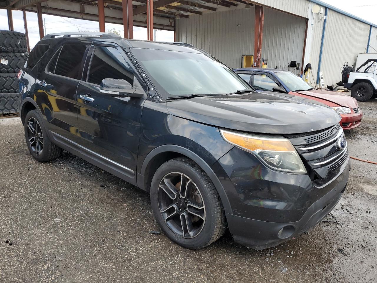2014 Ford Explorer VIN 1FM5K7F85EGC33002 Copart auction photo, front end damage thumbnail 4