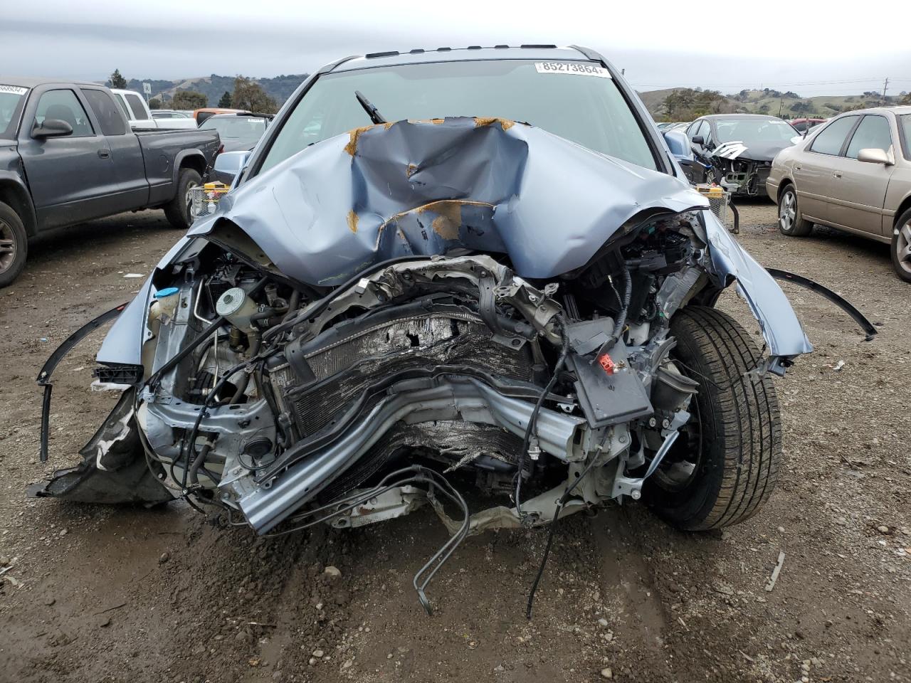 2010 Honda CR-V VIN 5J6RE3H77AL007503 Copart auction photo, all over damage thumbnail 5