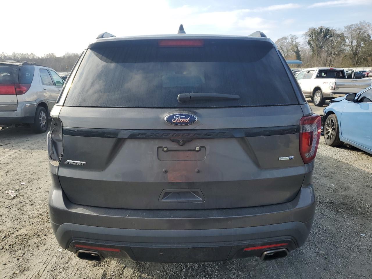 2016 Ford Explorer VIN 1FM5K8GTXGGB02580 Copart auction photo, side damage thumbnail 6