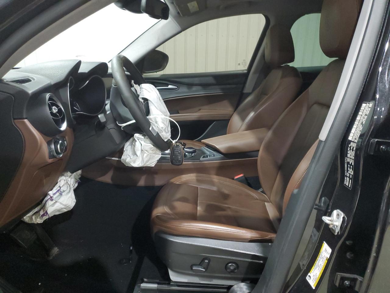 2018 Alfa Romeo Stelvio VIN ZASFAKAN8J7C30060 Copart auction photo, front end / side damage thumbnail 7