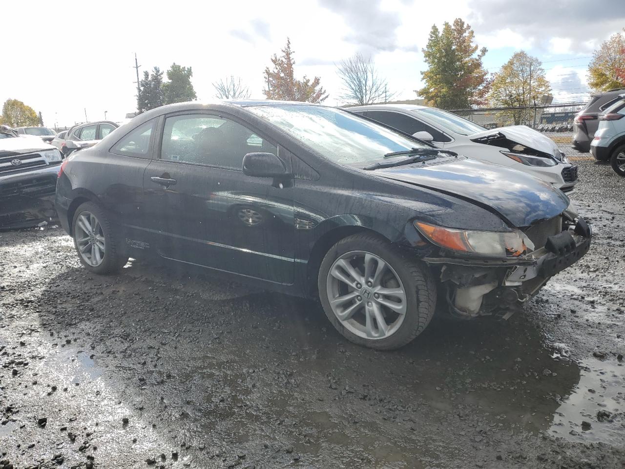 2008 Honda Civic VIN 2HGFG21598H708560 Copart auction photo, front end damage thumbnail 4
