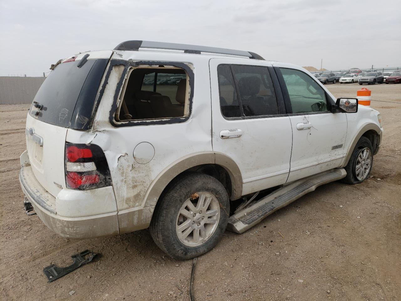 2007 Ford Explorer VIN 1FMEU74E87UA79411 Copart auction photo, rollover damage thumbnail 3