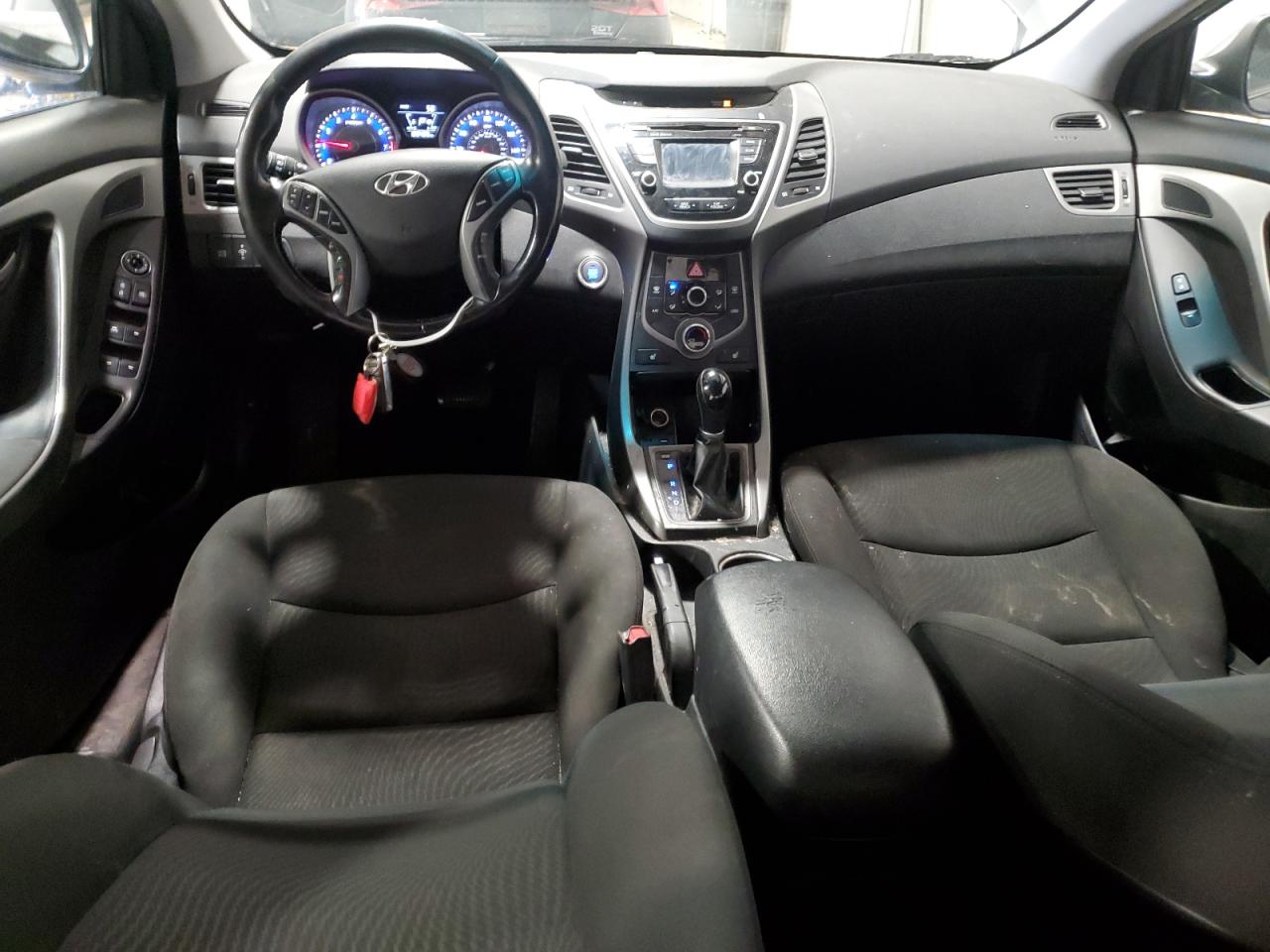 2016 Hyundai Elantra VIN KMHDH4AE0GU520452 Copart auction photo, side / front end damage thumbnail 8
