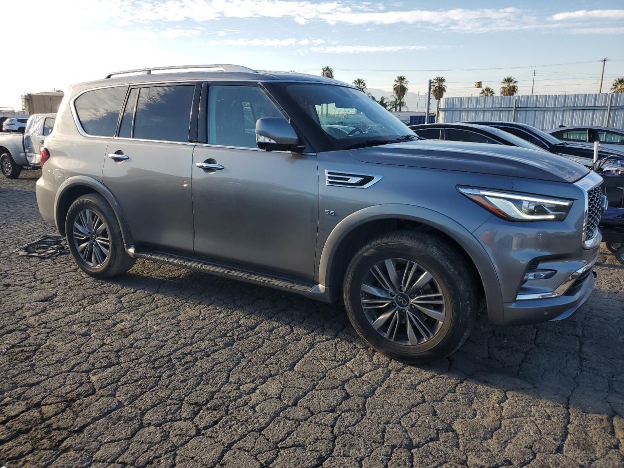 2020 Infiniti QX80 VIN JN8AZ2NF0L9701239 Copart auction photo, front end damage thumbnail 4