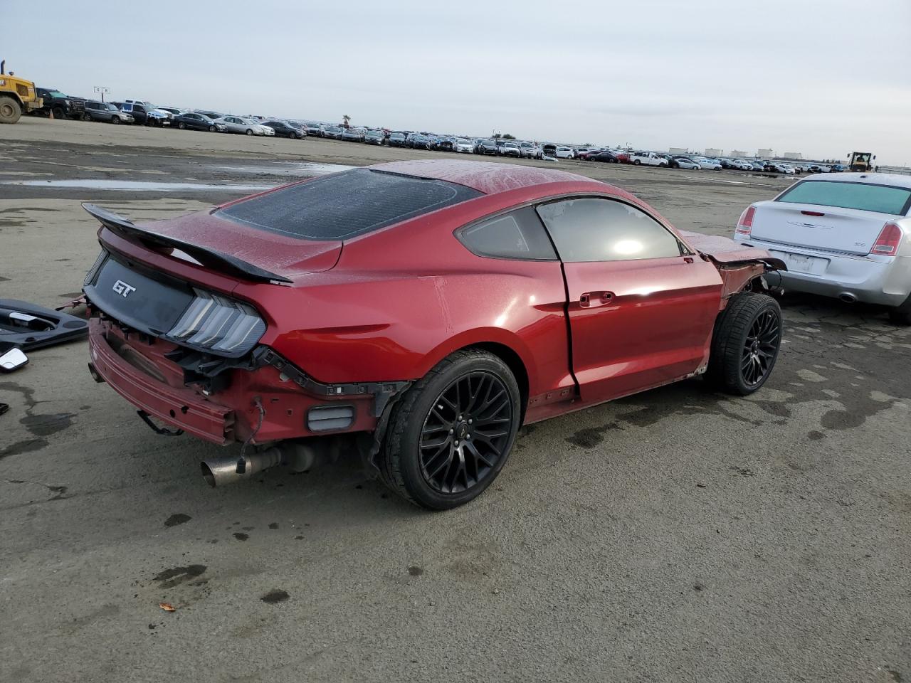 2017 Ford Mustang VIN 1FA6P8CF6H5255499 Copart auction photo, front end damage thumbnail 3