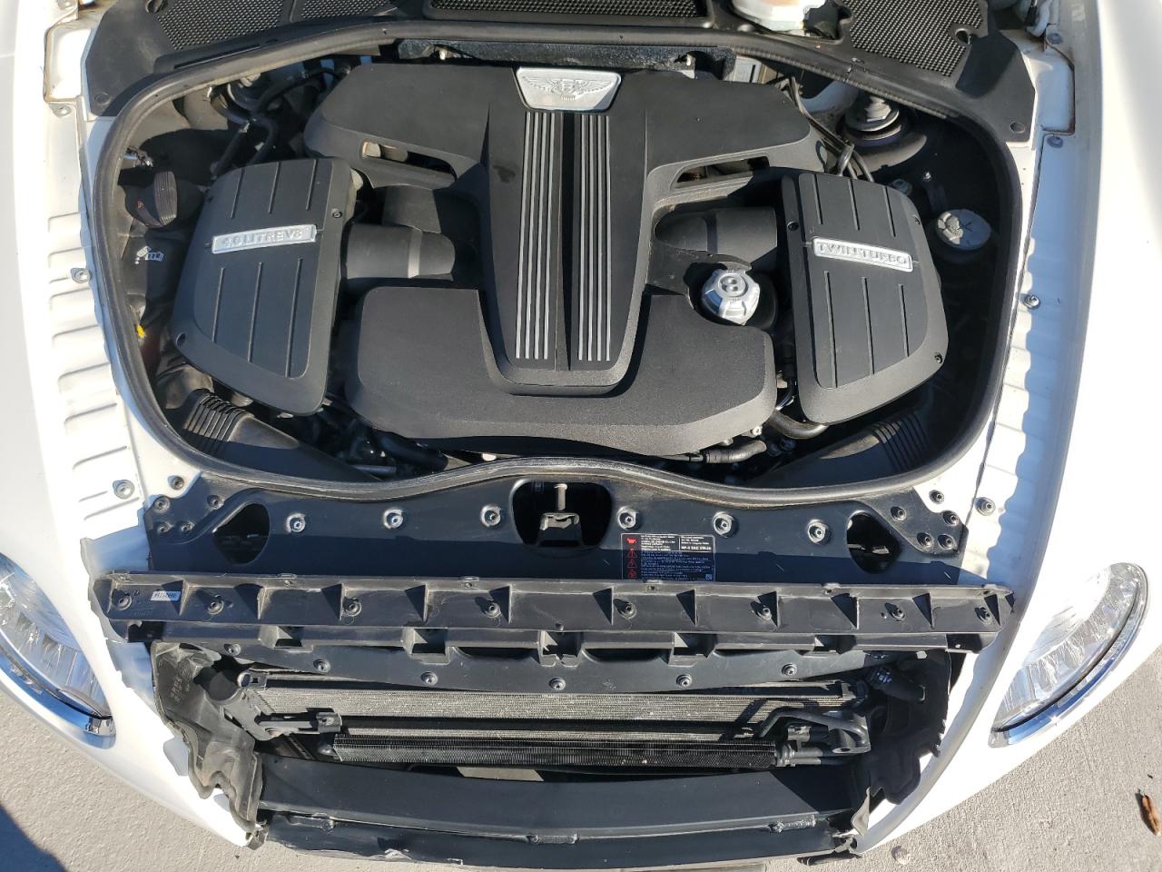 2013 Bentley Continental VIN SCBGT3ZAXDC082345 Copart auction photo, front end / undercarriage damage thumbnail 11