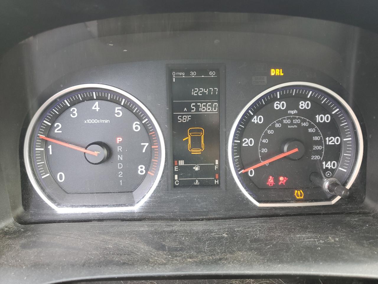 2008 Honda CR-V VIN JHLRE48548C048789 Copart auction photo, front end damage thumbnail 9