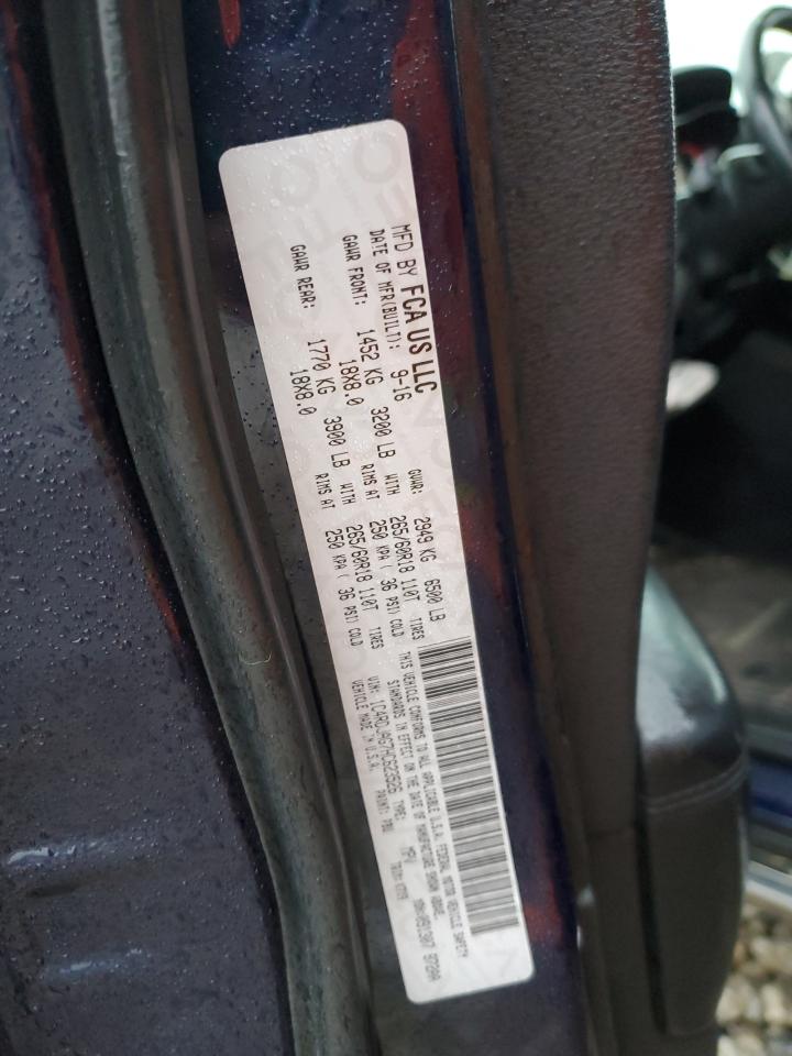 2017 Dodge Durango VIN 1C4RDJAG78C623526 Copart auction photo, front end damage thumbnail 15