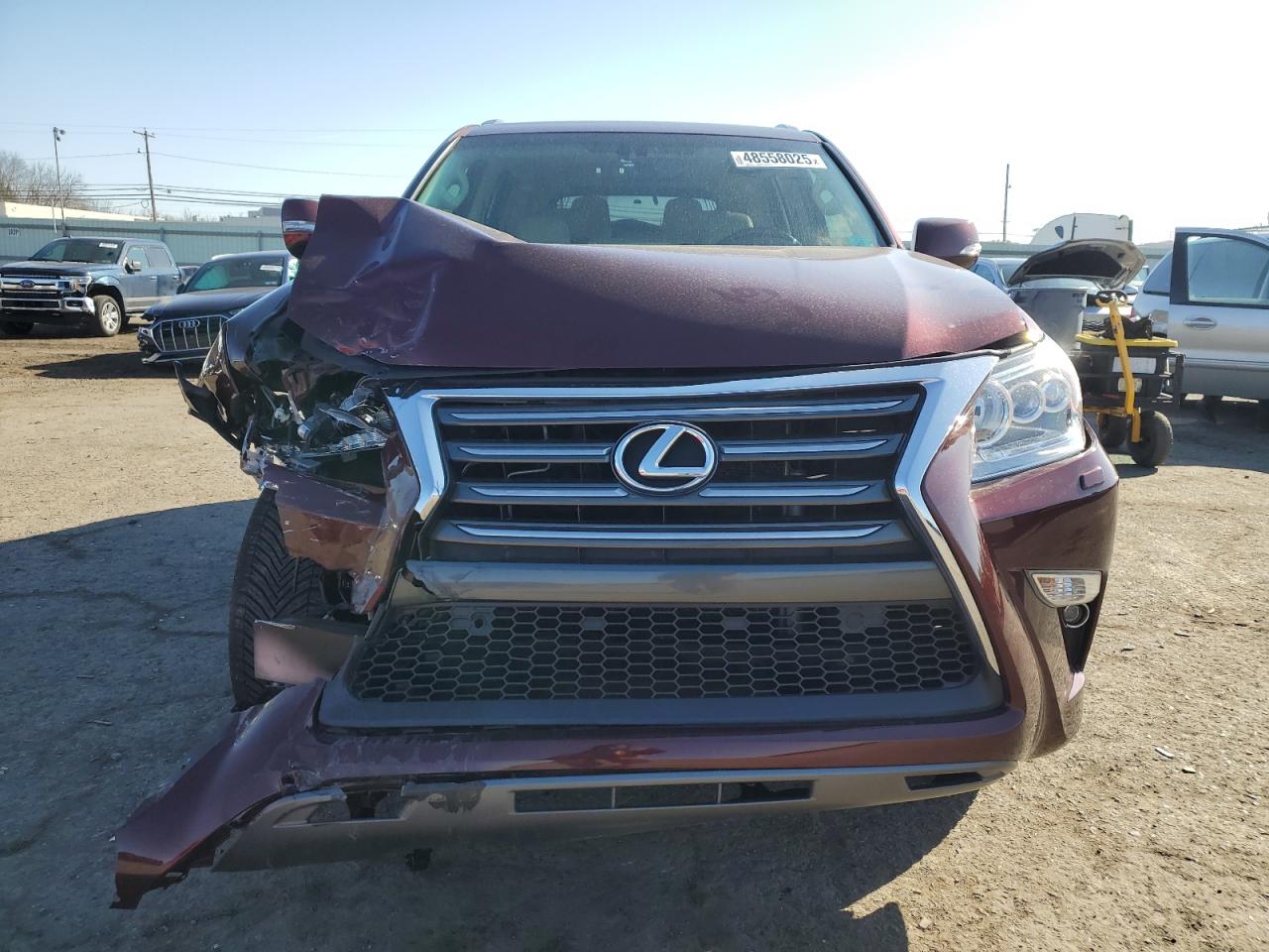 2019 Lexus GX VIN JTJBM7FX1K5219563 Copart auction photo, front end damage thumbnail 5