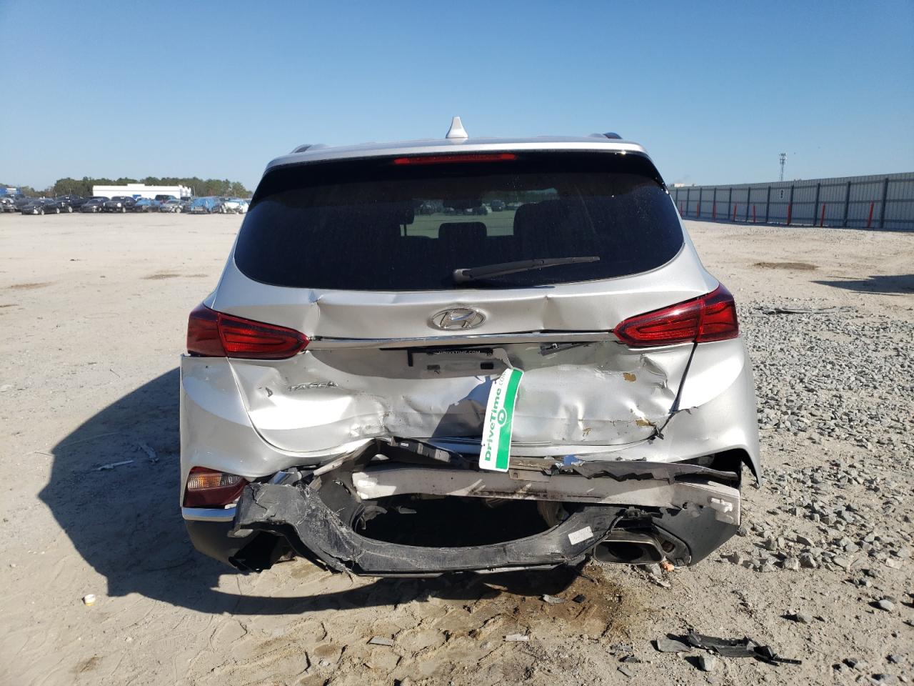 2020 Hyundai Santa Fe VIN 5NMS33AD3LH175107 Copart auction photo, rear end damage thumbnail 6