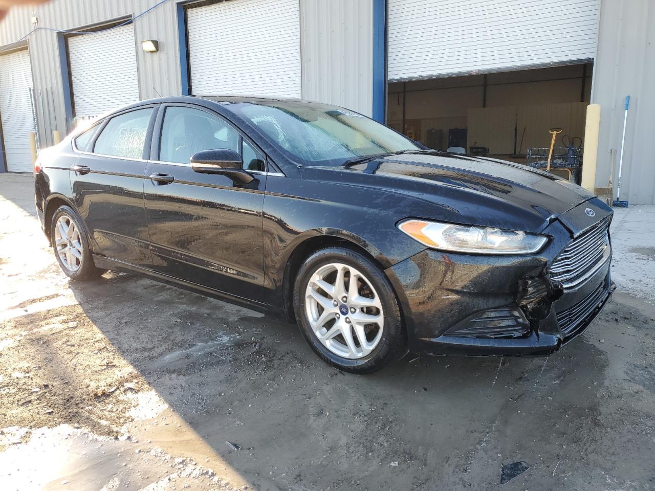 2015 Ford Fusion VIN 3FA6P0H75FR103355 Copart auction photo, front end / side damage thumbnail 4