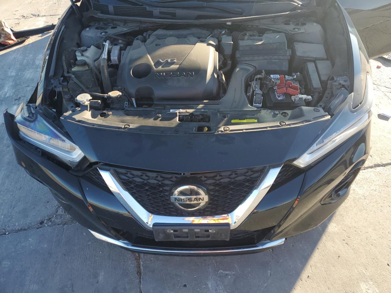 2019 Nissan Maxima VIN 1N4AA6AV8KC383076 Copart auction photo, side / front end damage thumbnail 12