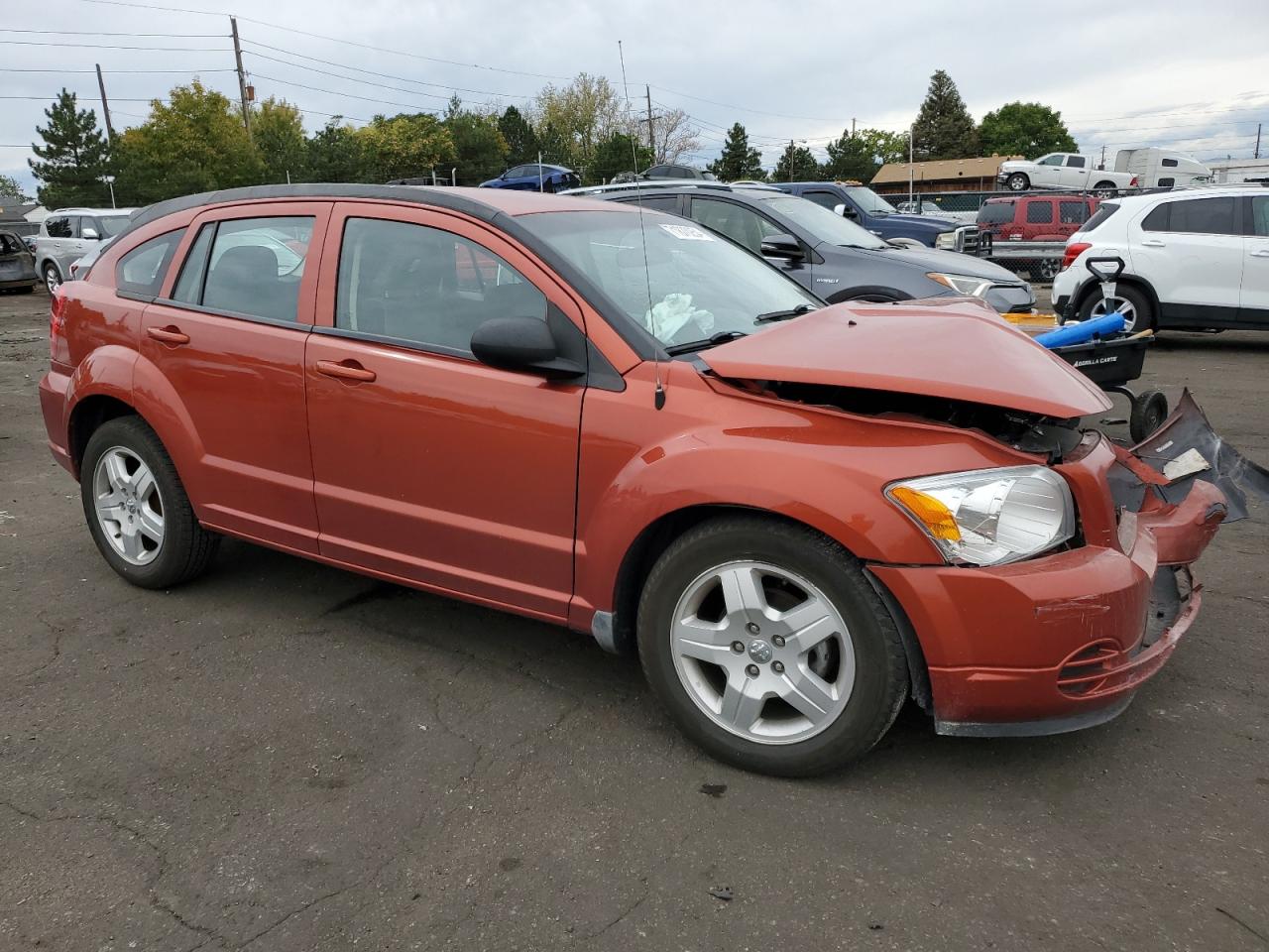 2009 Dodge Caliber VIN 1B3HB48A29D157571 Copart auction photo, front end damage thumbnail 4