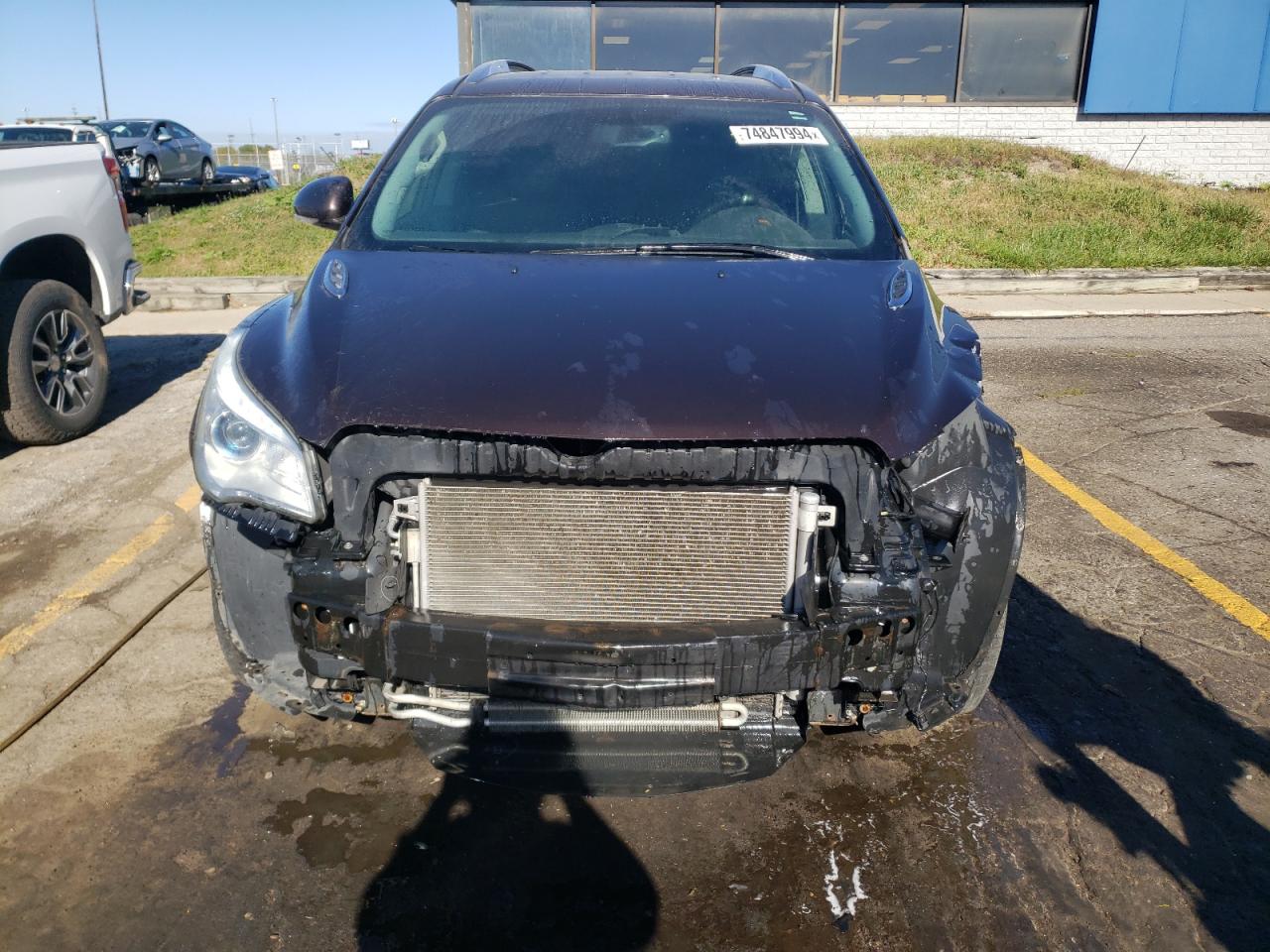 2017 Buick Enclave VIN 5GAKVBKD3HJ265895 Copart auction photo, front end / side damage thumbnail 5