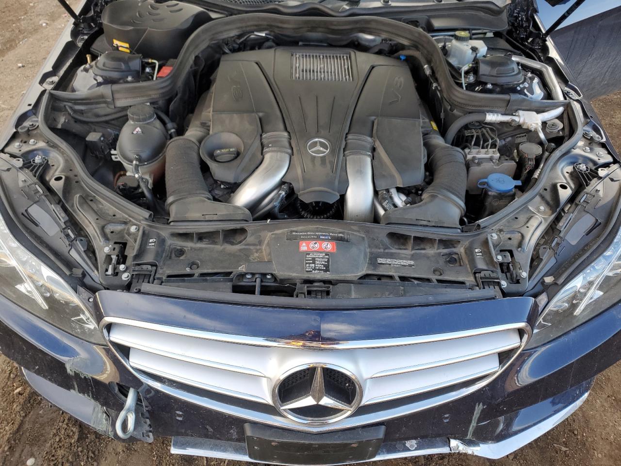2014 Mercedes-Benz E-klasse VIN WDDHF9BB5EB073256 Copart auction photo, front end damage thumbnail 11